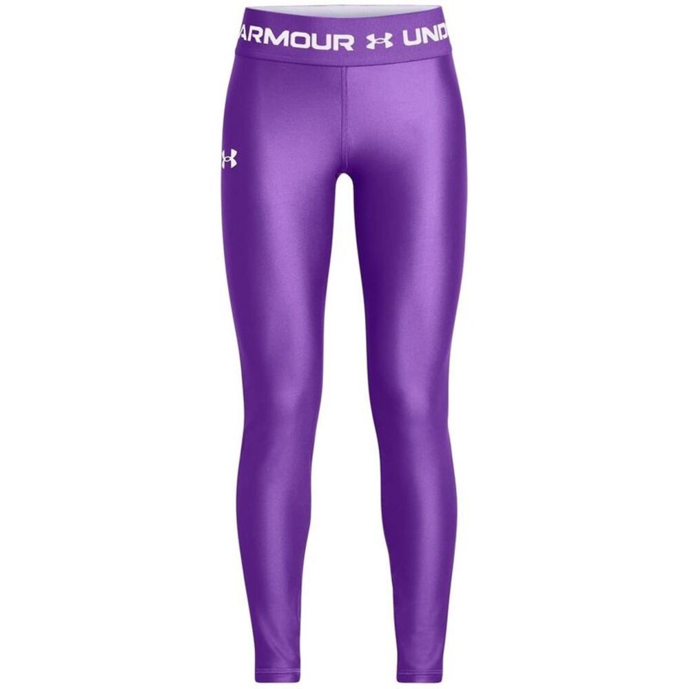 Under Armour Girls Logo Leggings / Purple
